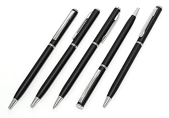 黒い金属製ボールペン 箱無し 楽天市場】【あす楽】銘木ボールペン | 黒柿 くろかき | しま杢